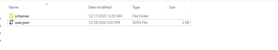 .sitecore\user.json file in you project folder