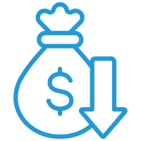50% Reduced Costs cost efficient
